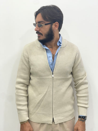 Maglione LONDON con zip