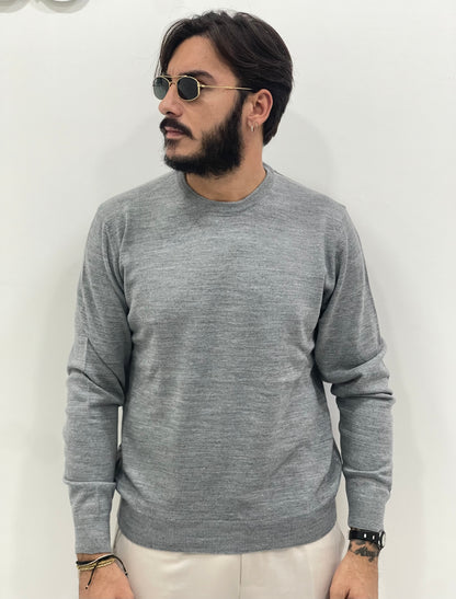 Maglioncino sartoriale in misto lana italiana