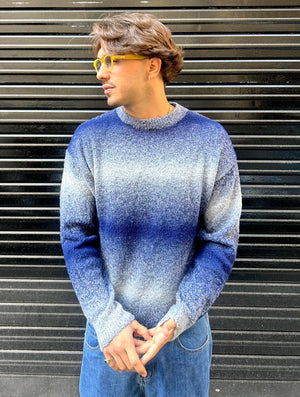 Maglione girocollo sfumato