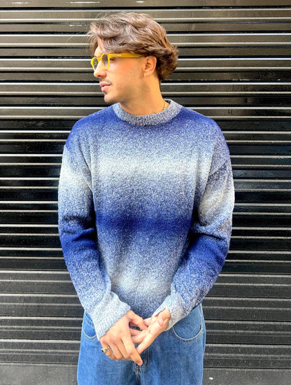 Maglione girocollo sfumato