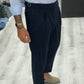 Pantalone sartoriale LUXURY con doppia fibbia laterale