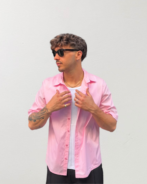 Camicia in cotone mezza manica