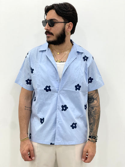 Camicia cotone mezzamanica - DUBAI