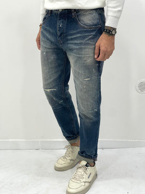 Jeans CAPRI sfumato sabbiato