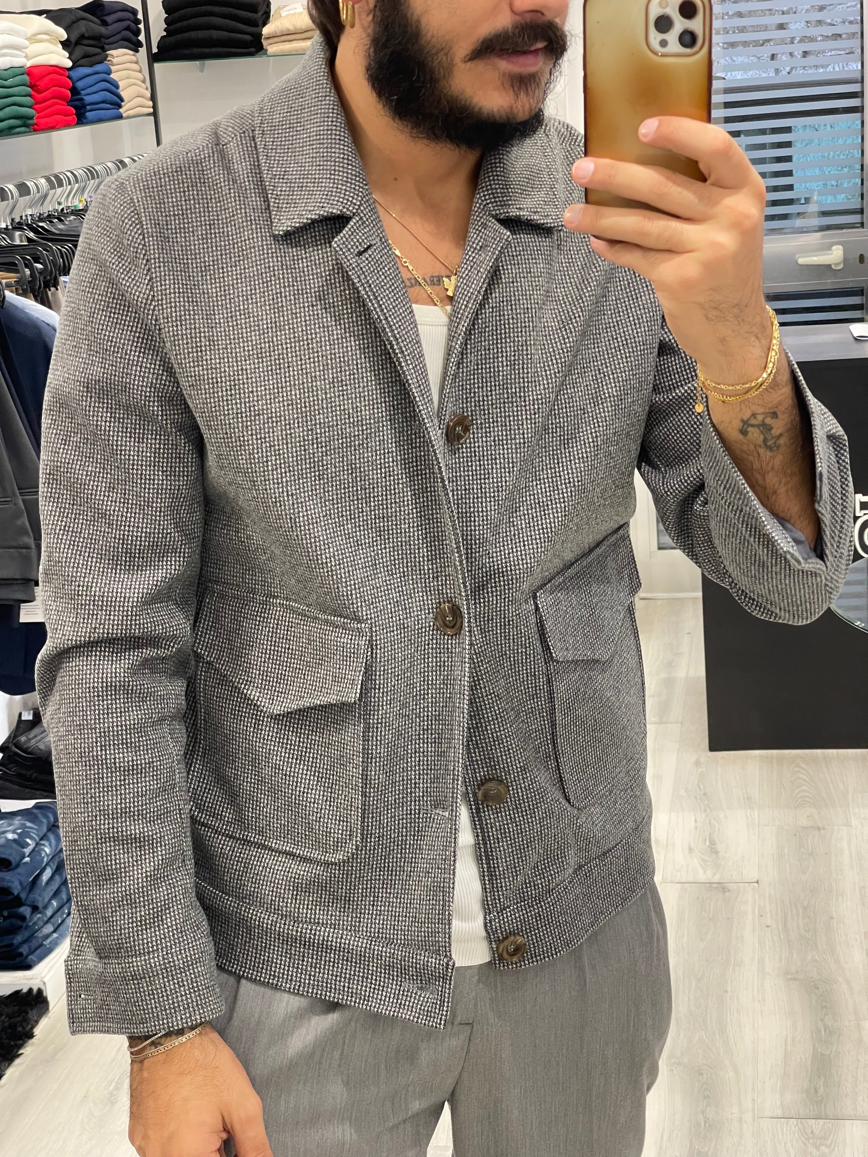 Jacket BERLINO - Grigio e Nero