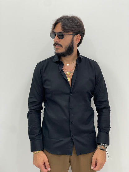 Camisa 100% Lino ZANZIBAR de sastrería