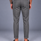 Pantalone sartoriale Tessuto spigato con mezzoelastico