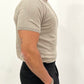 T shirt girocollo in filo - Slimfit