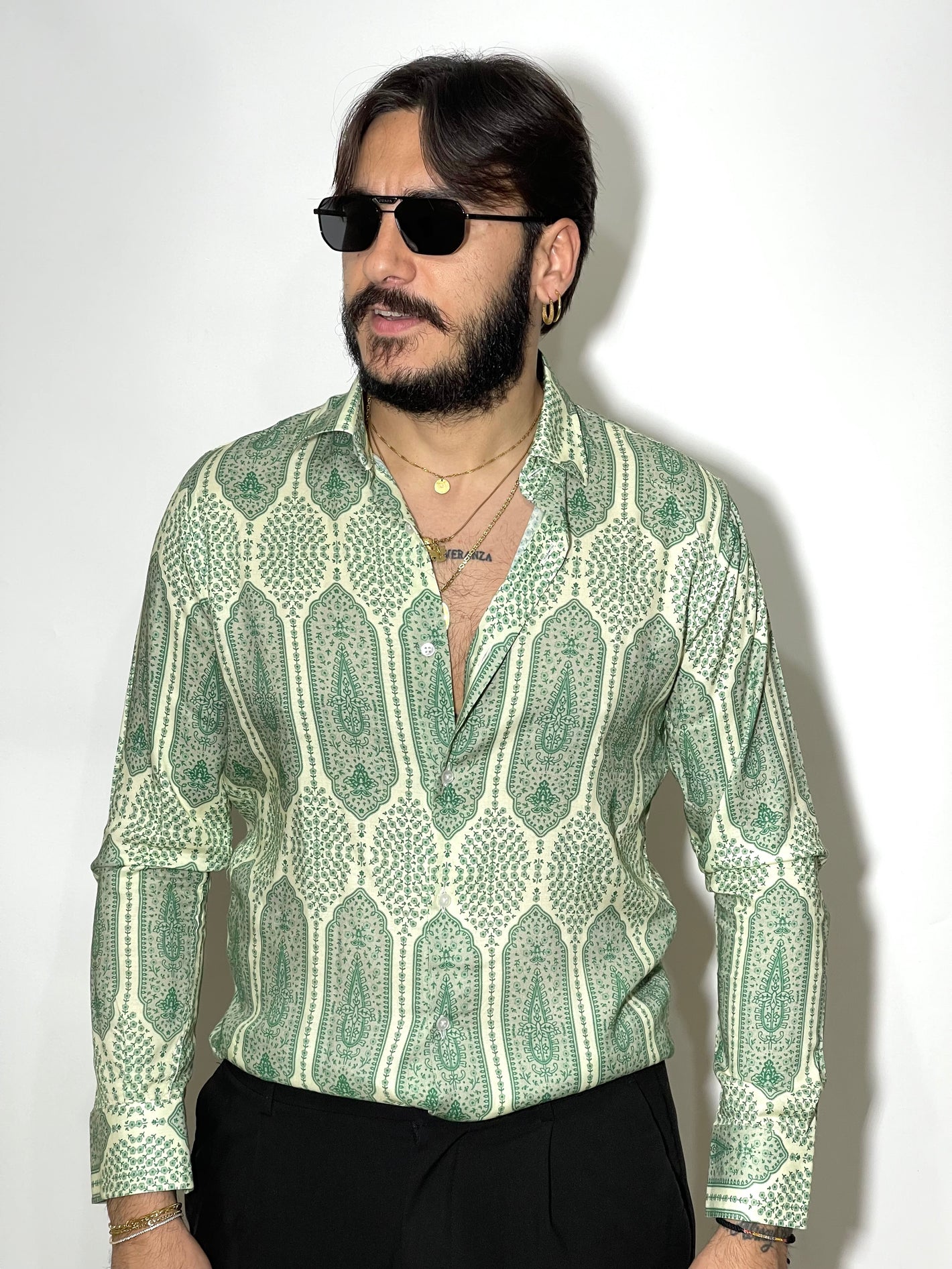 Camicia sartoriale 100% Viscosa - SAINT TROPEZ