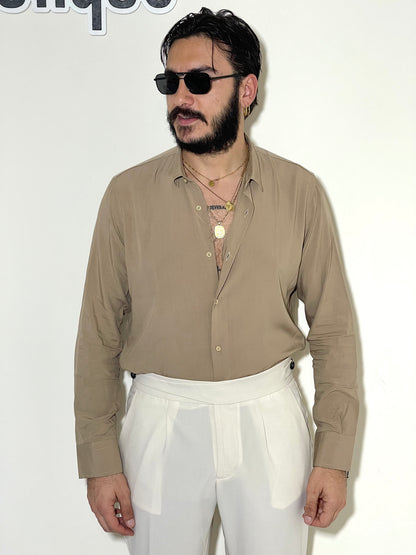 Camisa sastre 100% viscosa italiana