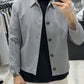 Jacket in cotone con bottoni in osso