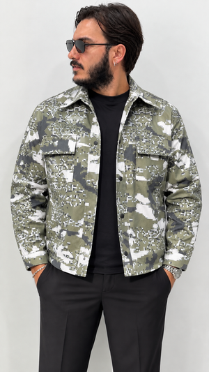 Jacket in tessuto - MILITARE