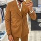 Abito doppiopetto Paris - Cognac