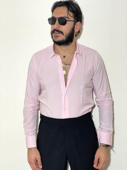 Chemise sur mesure en 100 % viscose italienne