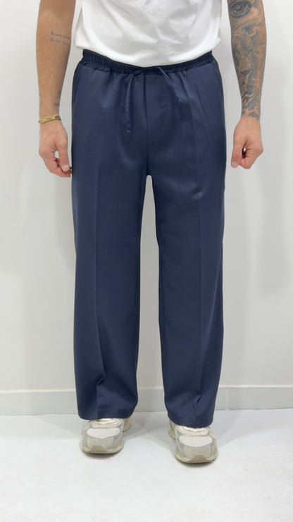 Mega Pantalaccio FONDO LARGO sartoriale con elastico completo in vita e laccetto P/E 2026