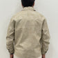 Jacket in pelle Beige
