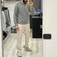Maglione Sartoriale costa inglese - 80% Lana