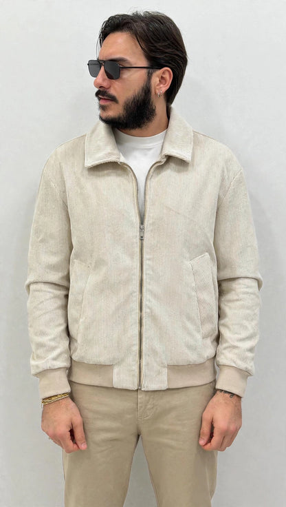 Jacket Uomo in velluto a Coste con zip - Baronale35