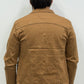Veste en jean camel