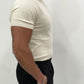 T shirt girocollo in filo - Slimfit