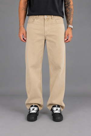 Jeans Baggy Beige