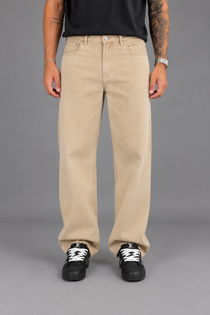 Jeans Baggy Beige