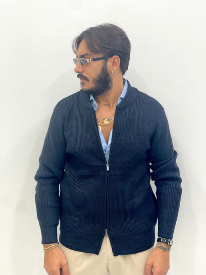 Maglione LONDON con zip