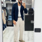 Cardigan basic con bottoni