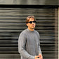 Maglione GREY in costa inglese