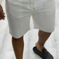 Bermuda jeans Bianco