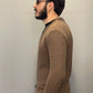 Cardigan in cotone effetto nido d’ape