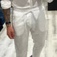 Pantalaccio in 100% lino sartoriale