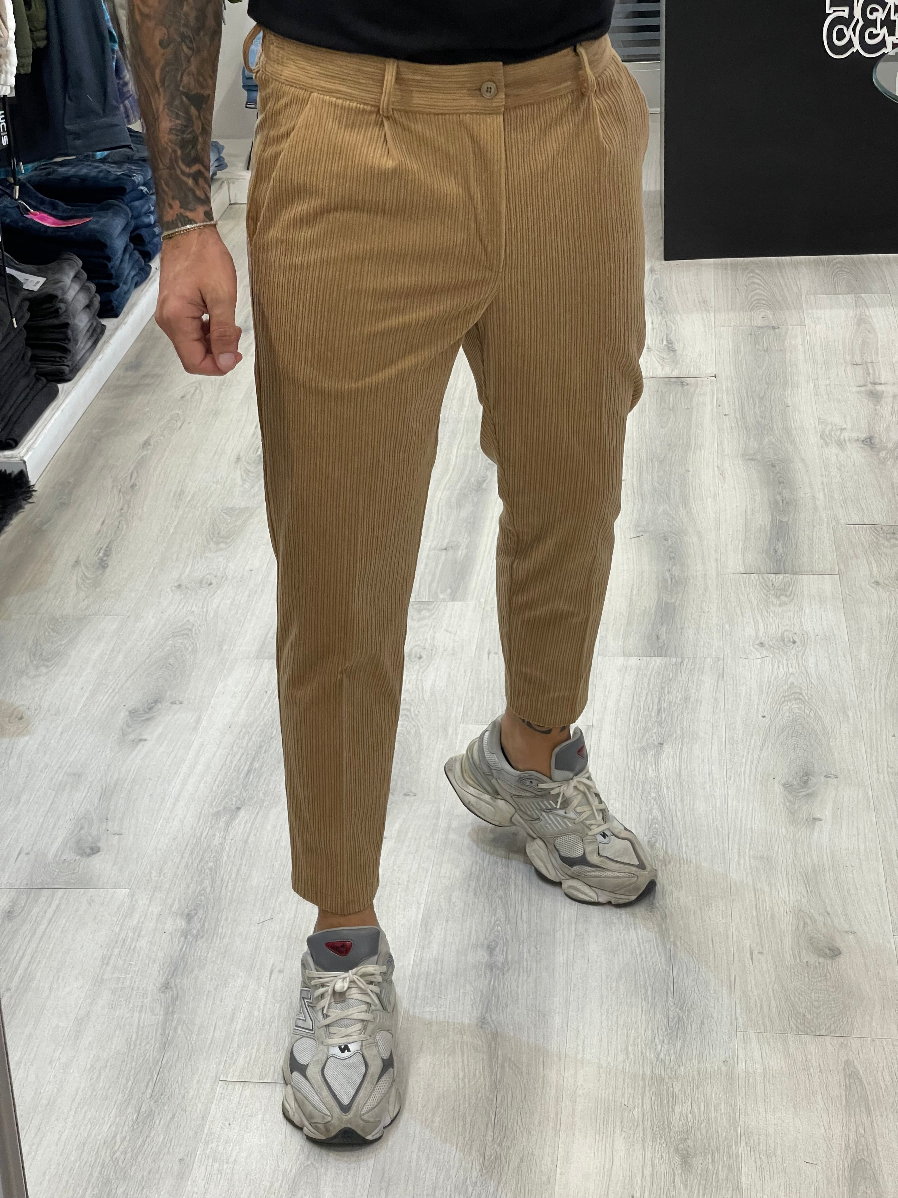 Coordinato INVERNALE in velluto pantalone slimfit - MADRID 2.0