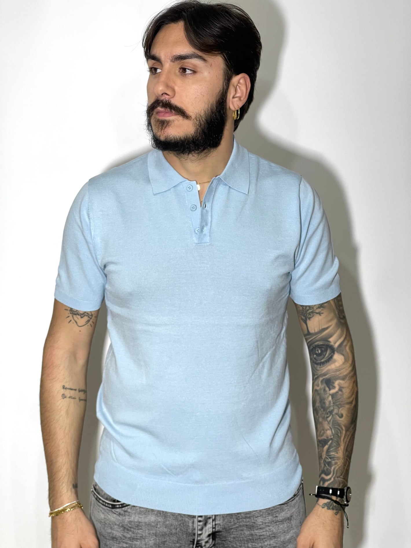 Polo in filo Italiano slimfit - 7 colori