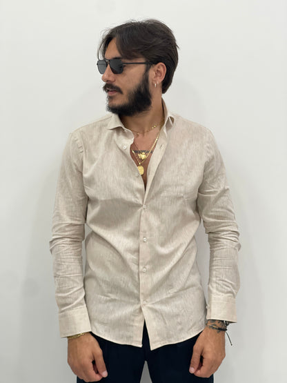 Camicia 100% Lino ZANZIBAR sartoriale