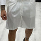 Bermuda Sartoriale in Lino con pence
