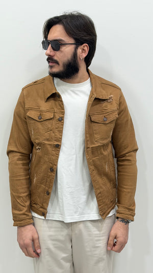 Jacket jeans Camel