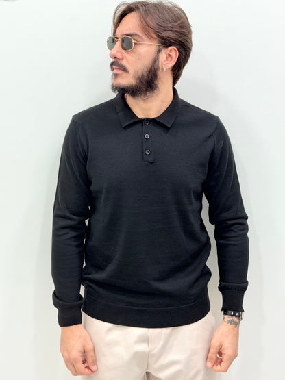 Polo in lana italiana