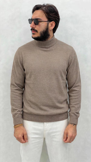 Maglioncino Mezzocollo morbido Effetto Cashmere