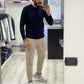Maglioncino sottile basic - Blu Notte