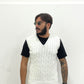 Gilet trama treccia