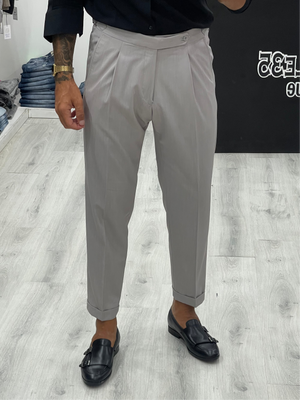 Pantalone sartoriale LUXURY con doppia fibbia laterale