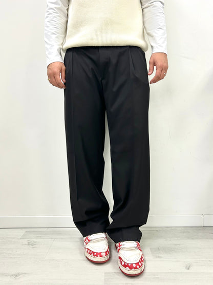 Pantalone sartoriale Arme fondo largo e doppia pence