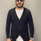 Cardigan in cotone effetto nido d’ape