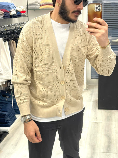 Cardigan OXFORD in cotone
