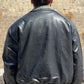 Jacket in ecopelle con collo in jeans
