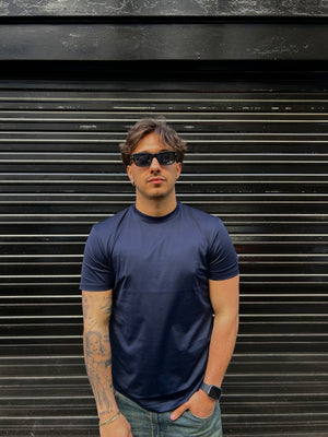 T shirt in filo di Scozia italiano