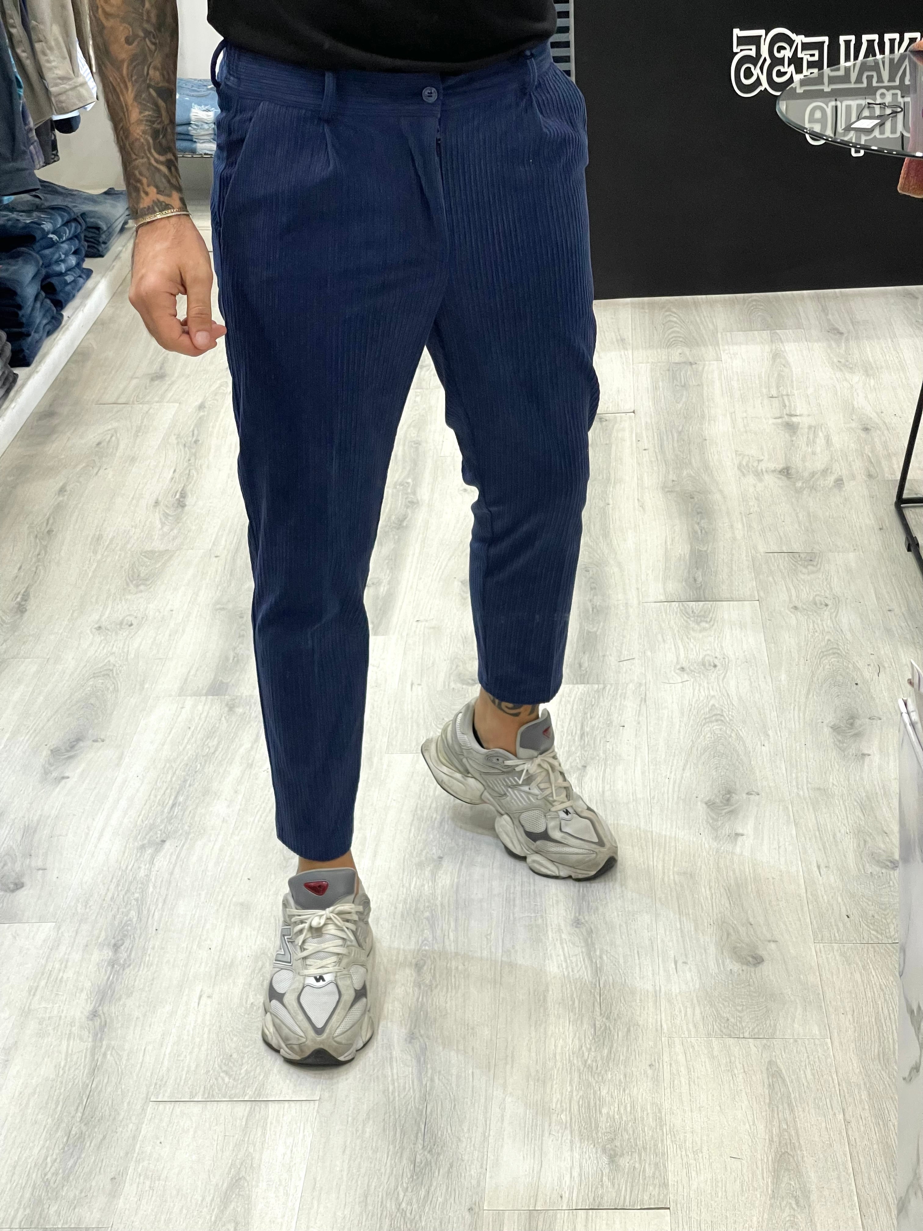 Coordinato INVERNALE in velluto pantalone slimfit - MADRID 2.0