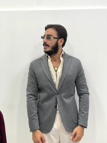 Chaqueta sastre de botonadura sencilla
