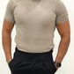 T shirt girocollo in filo - Slimfit